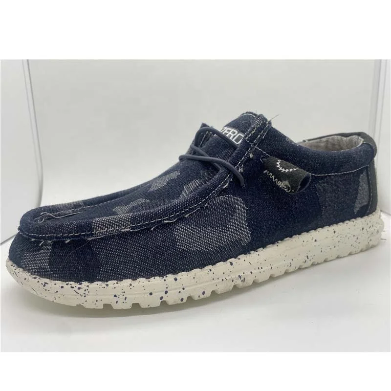 ITAZERO outdoor shoes for men canvas trendy boat  walking style running sneaker sport shoes for men