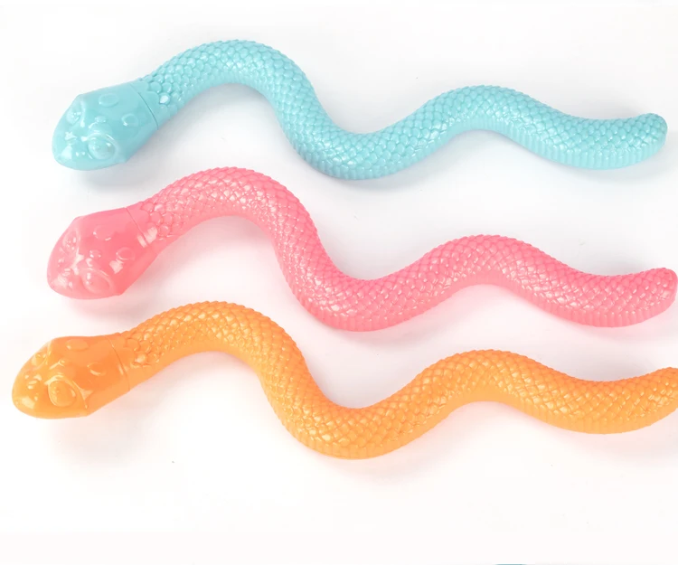 Pet silicone magic snake toy Slow Feeder for Small Medium Dogs Cats