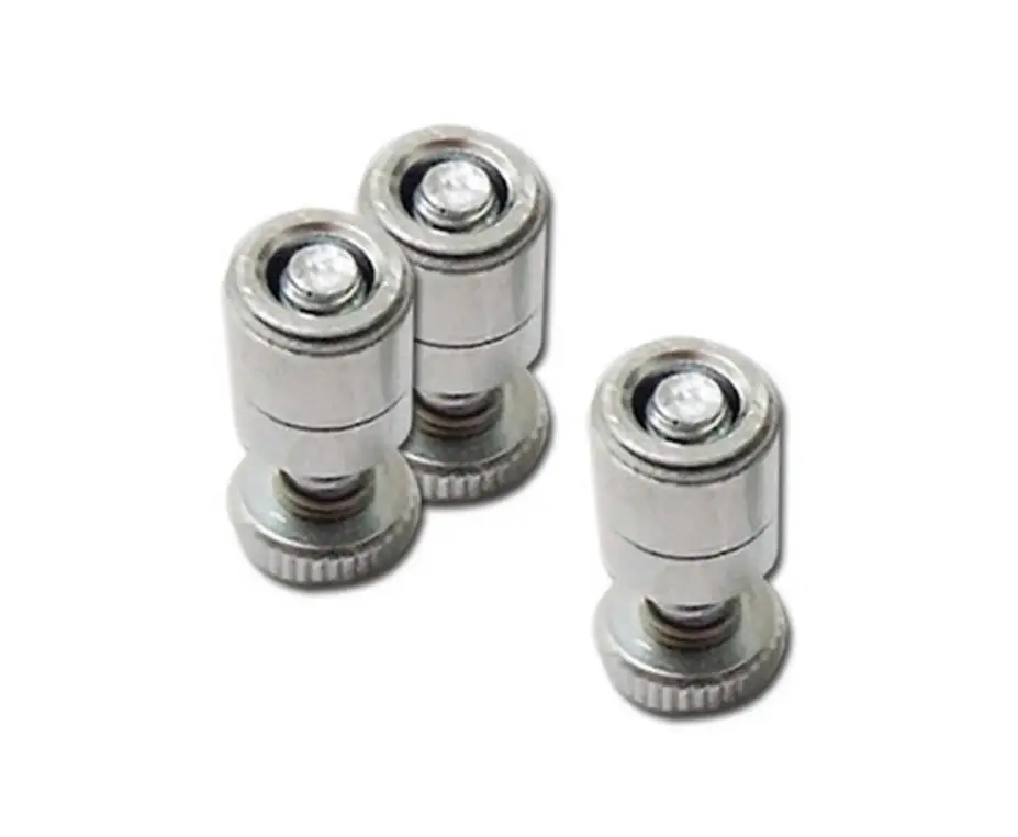 High Quality Self Clinching Panel Spring Loaded Captive Screw Pf11 Unified Thread with a Steel Knurling Knob Spring Loaded Screw