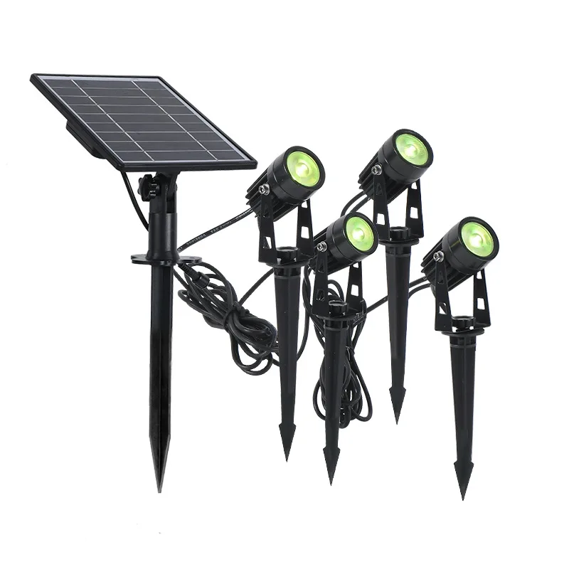 Drop shipping adjustable waterproof ip54 home hotel solar garden lamp landscape outdoor decorative led lawn light 1.7v