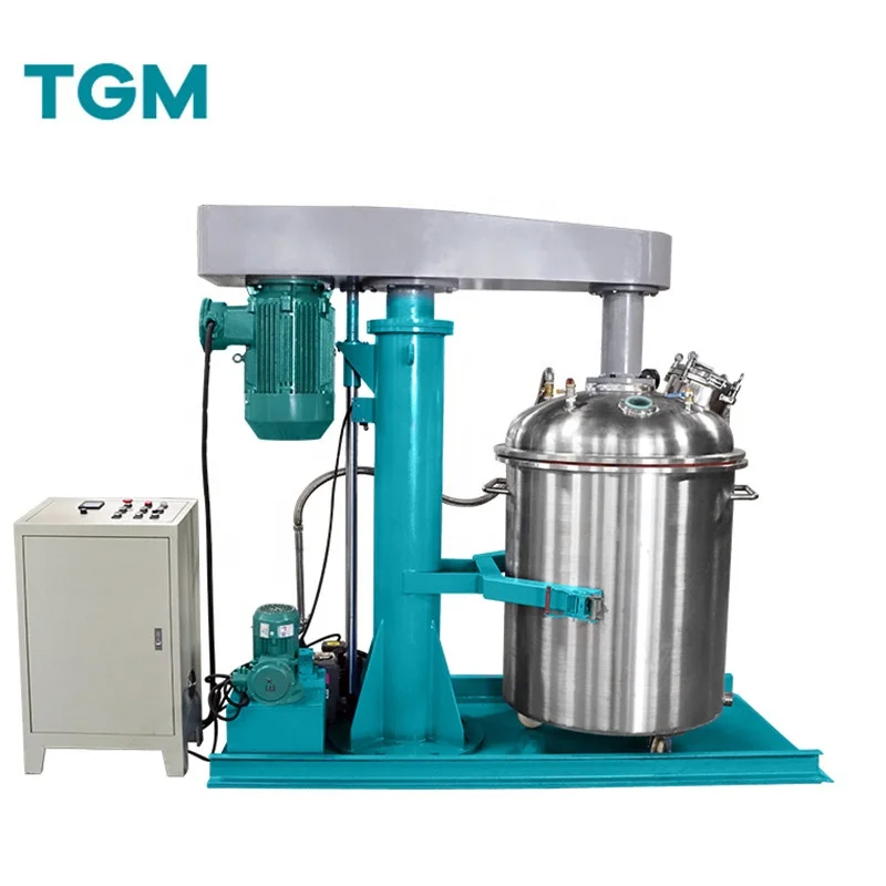 TGM Machine Vacuum Design High Speed Mixer acrylic pigment vacuum dispersion
