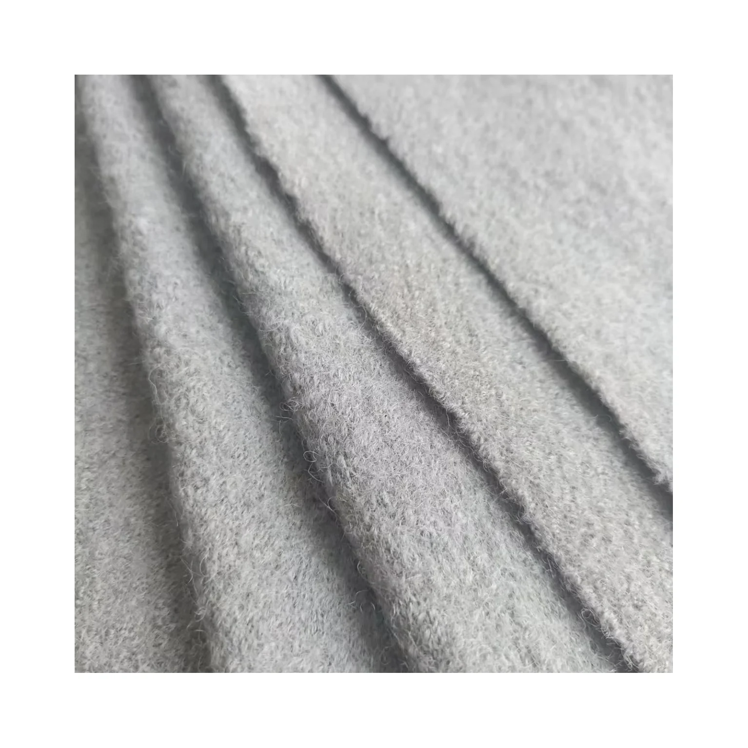 Hot Selling Chinese wholesale High Quality Woolen pure wool knitted fabrics classic color light-weight for coat fabric