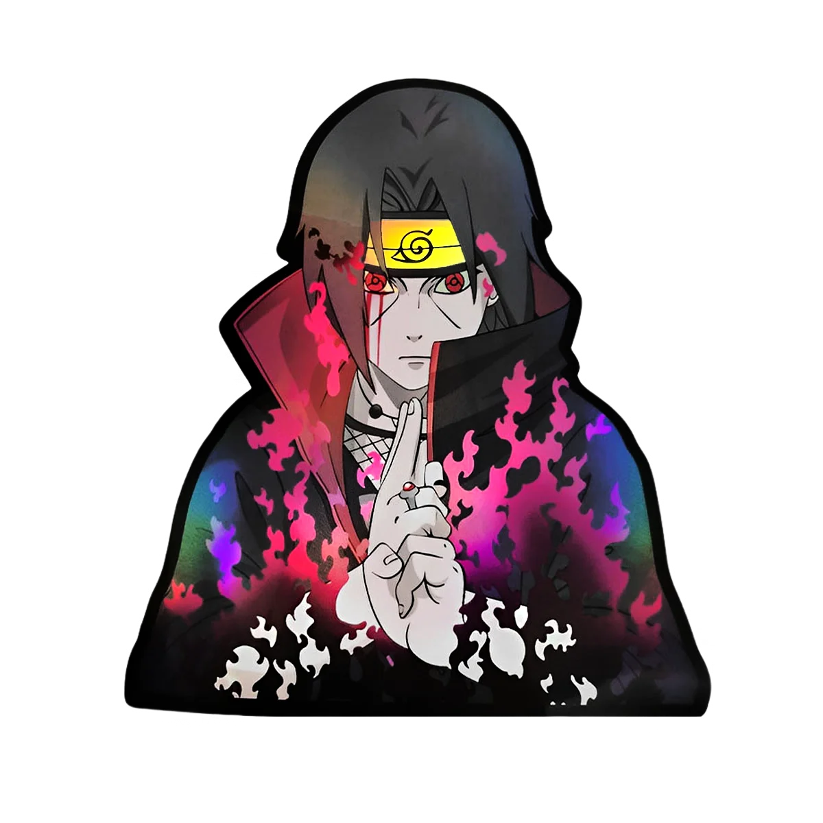 Factory Wholesale Diffuse Paper Cheap Waterproof Holographic Laser Film Stickers Car Refrigerator Decorative Stickers