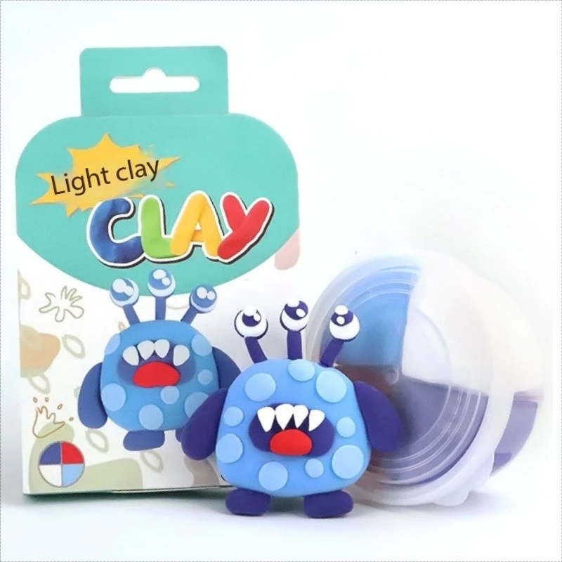 Unisex Sweet Animals DIY Clay Toys Kit Art Craft Playdough Slime Set with Educational Features for Children and Girls