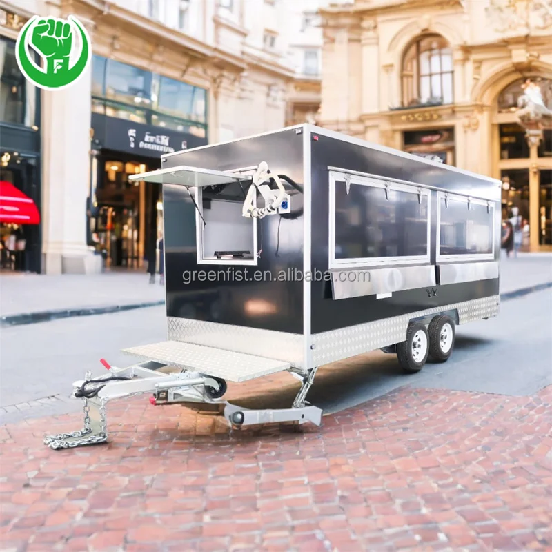 16ft mobile black pacific northwest bread portable pizza oven snowball concession trailers