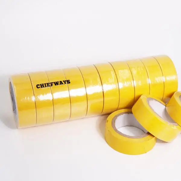 PVC tape insulating adhesive yellow Tape Electrical Tape 10m