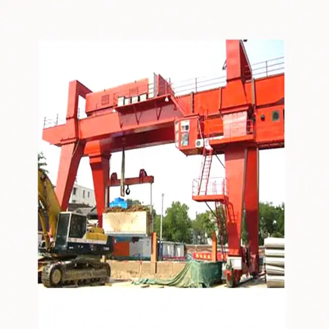 
Factory Use 10T Double Girders Gantry Crane Manufacturer With Remote Control 