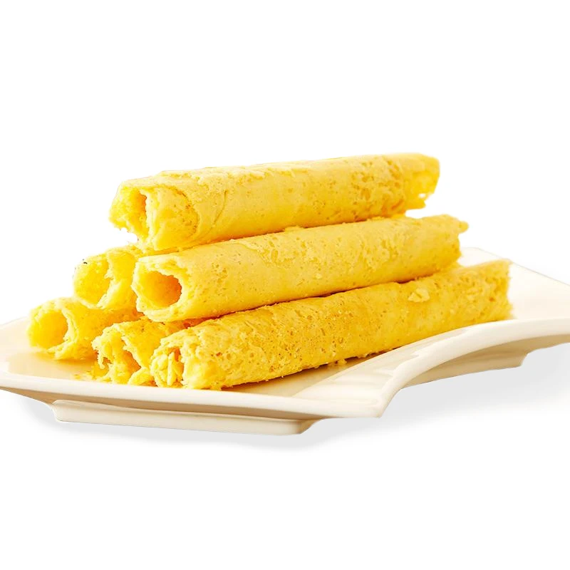Заводская поставка вкусный десерт масло яичные рулоны крекеры бисквит вафельная
