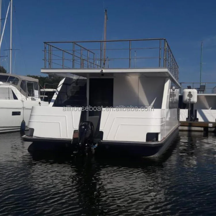 New Design Yacht High Speed Mobile Houseboat on Water Floating Boat Prefabricated Houseboat