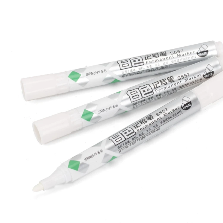
Hot Selling Good Quality Bullet Tip Multi-colors White Permanent Marker Pen 