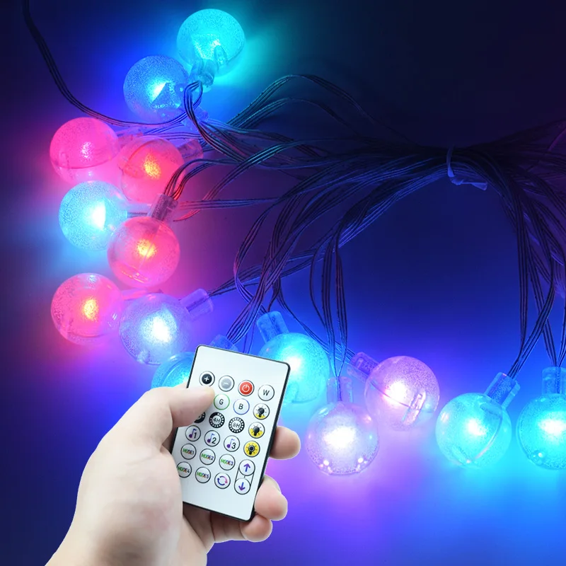 Прямая поставка от китайского производителя G24 цветная (RGB) светодиодная линейная гирлянда 16.4ft затемнения 16 миллионов цветов музыкальной синхронизации работы с дистанционным управлением местный