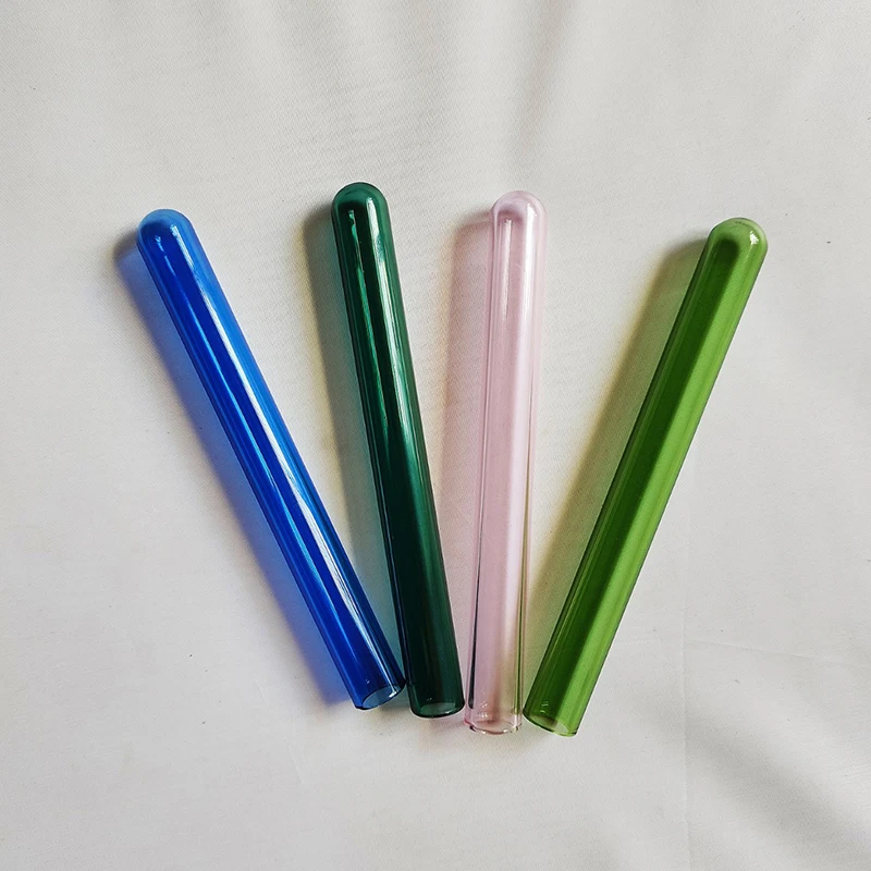 Customized Size Laboratory Coloured Borosilicate Glass Tube Heat Resistant Coloured Glass Tube