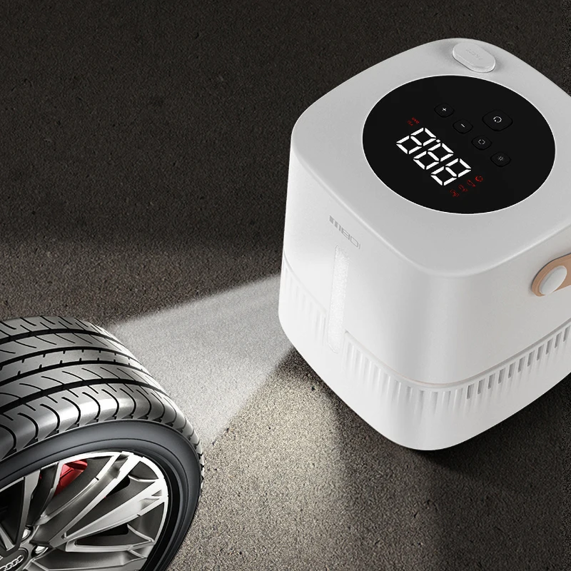 Light Weight Air Compressor Electric Ire Pressure Digital Car Portable Air Pump Tire Inflator DC 12V 8A Auto Shut Off 40l/minute
