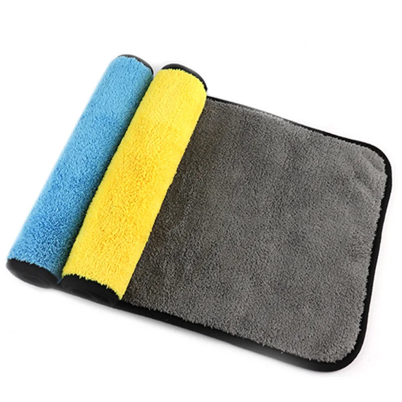 Wholesale Durable Microfiber Towel Cleaning Cloth Double-Sided Thick Coral Fleece Cleaning Cloth Absorbent Car Cleaning Cloth