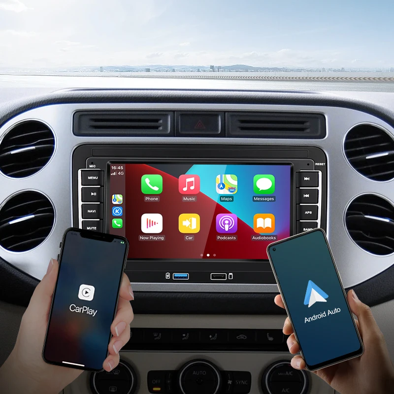Stwei Android12 2Din 7inch Touch Screen For VW Polo Golf Passat Jetta Video Radio Car multimedia Player System Gps Navigation