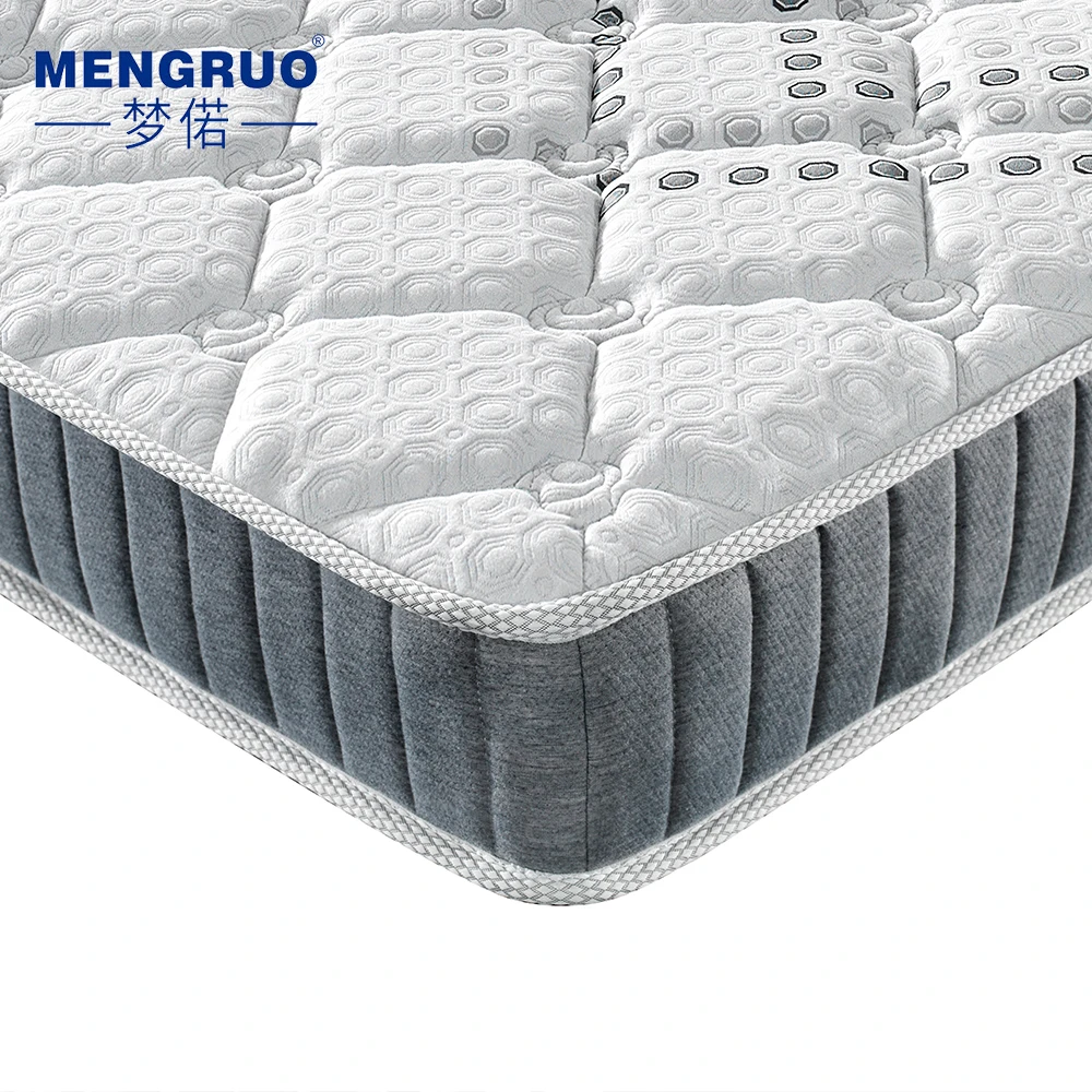 King queen twin double size Knitted fabric Hybrid waterproof mattress memory foam pocket spring mattresses