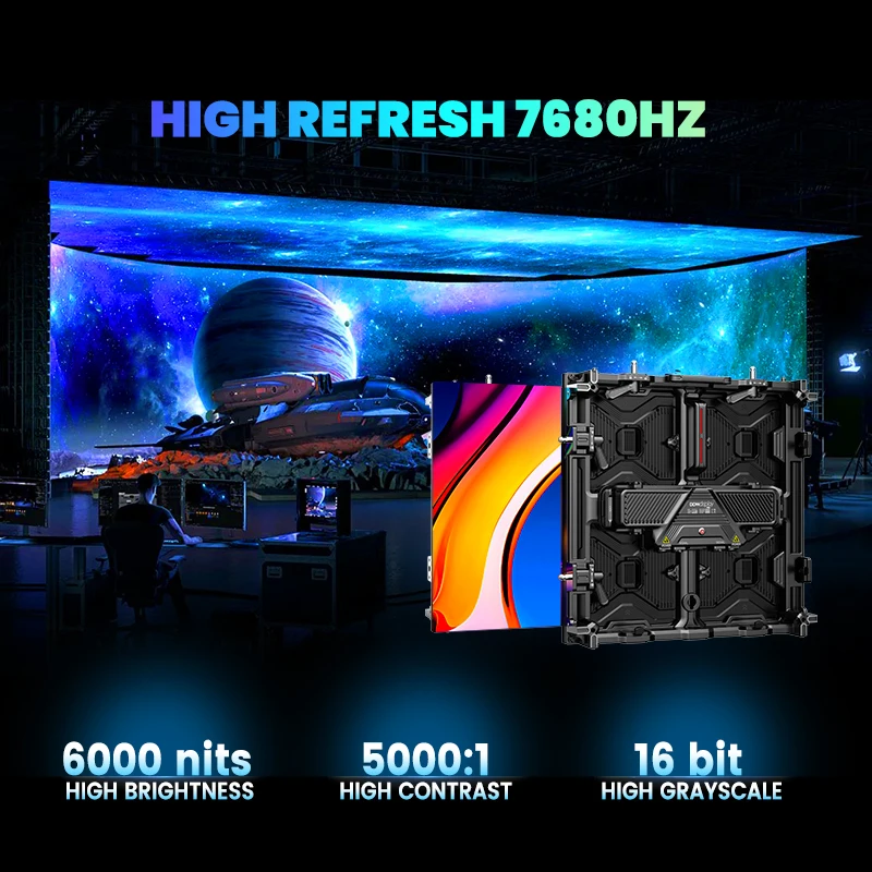 p3.91 p2.6 p2.604 7680hz waterproof V0 giant led screen concert stage background video wall