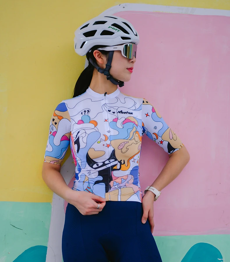 Monton Cycling Sportswear Jersey Fit Quickly Speed Professional Good Value Cycling Jersey Factory OEM Customization Race Clothes