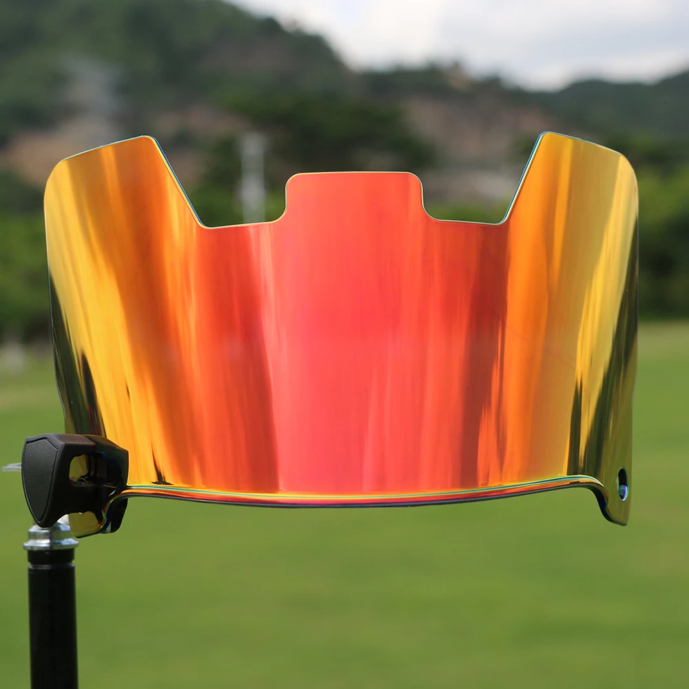 Оптовая продажа тонированные футбольные козырьки НФЛ с клипсой хромированный козырек для футбола Riddell