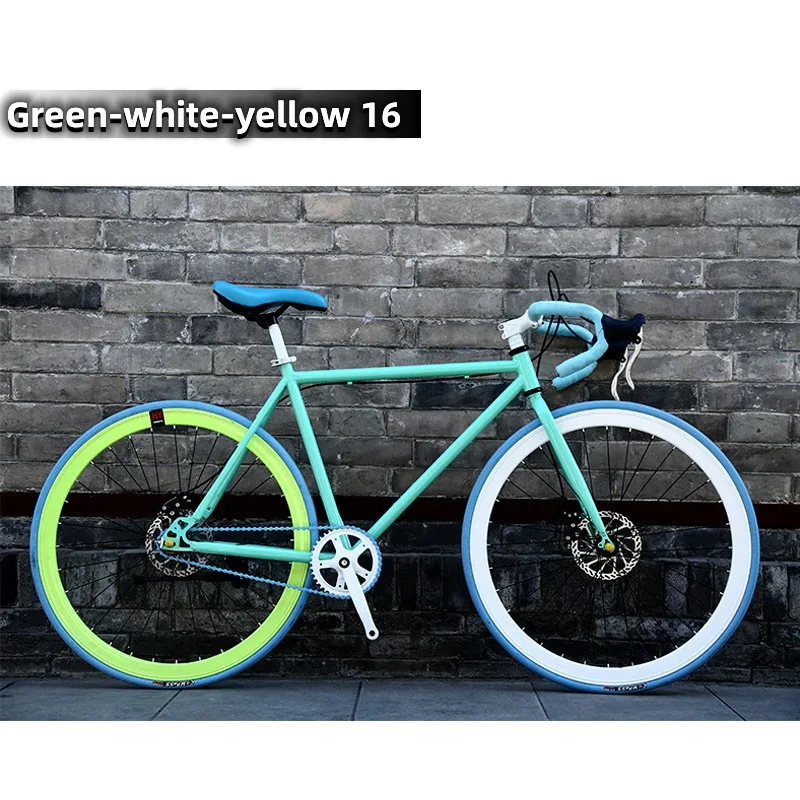 Factory Sale Single Speed Fixie 24 inch 26 inch Double Disc Brake Fixed Gear Bike Bicycle