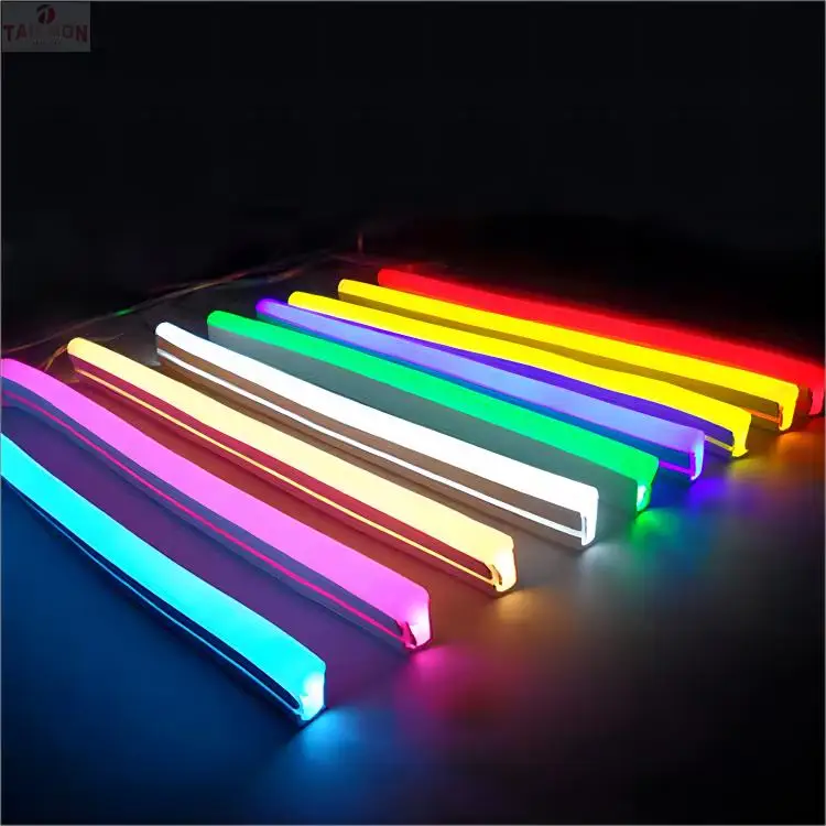 Taicron Lighting Factory Wholesale Neon Light 5 Meter Roll Neon Flex 12v Signs LED Neon Strip Light