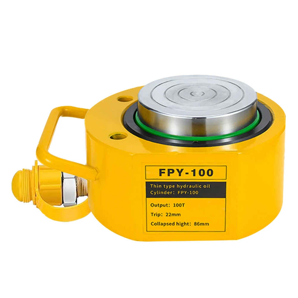 Hot-selling ultra-thin hydraulic jack FPY-100 single-acting hydraulic jack is suitable for lifting