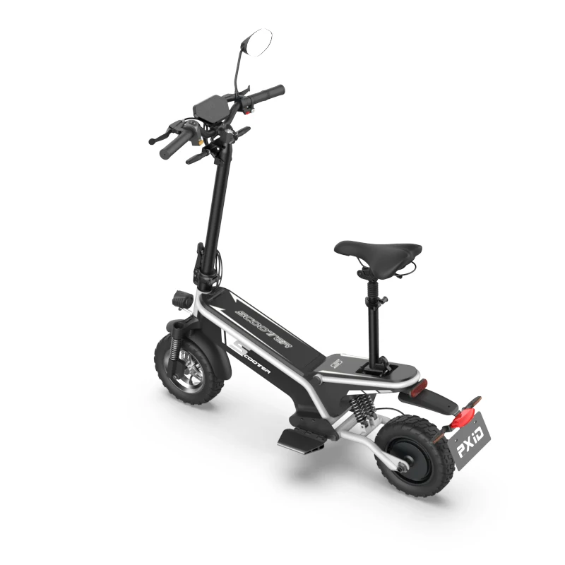 2023, Электрический скутер для взрослых с сиденьем, 10 дюймов