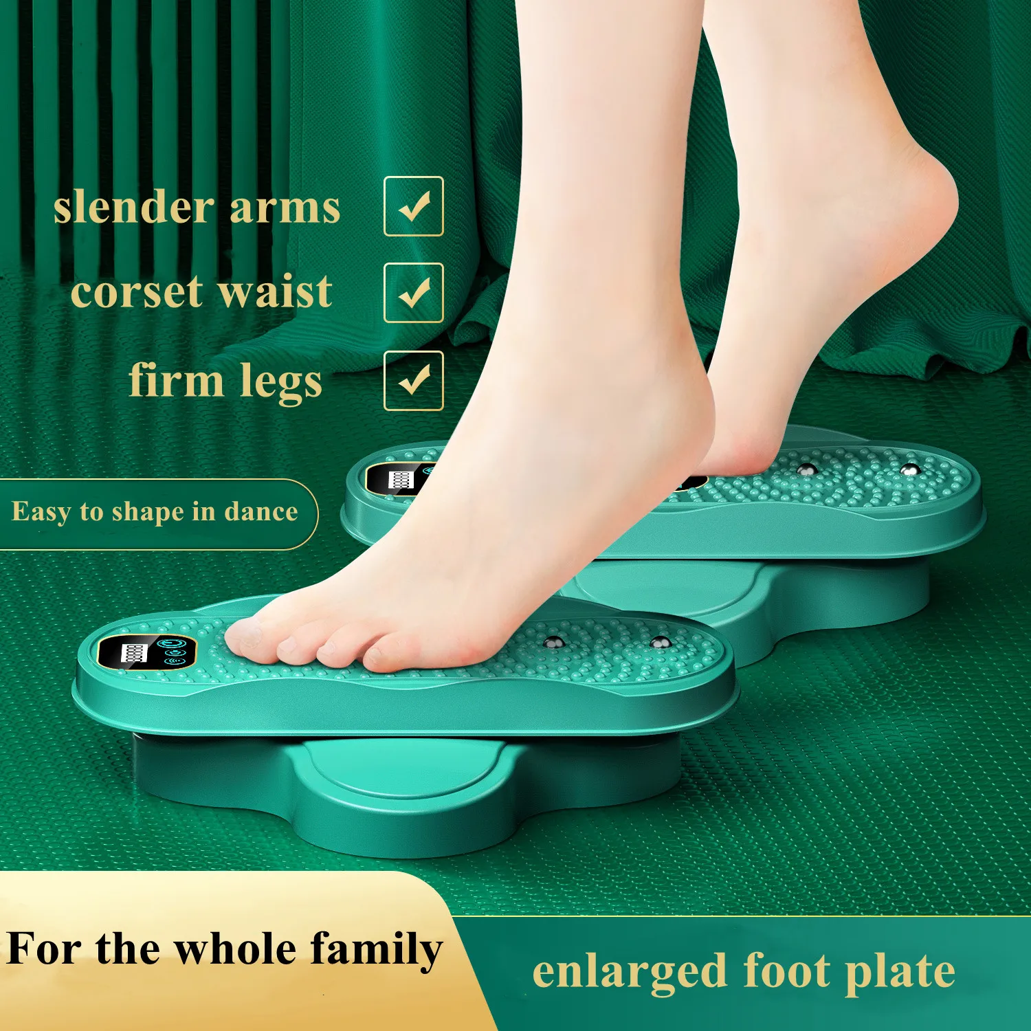 A new generation of aerobic exercise twisting step whole exercise noiseless abdominal muscl Split twist lumbar disc