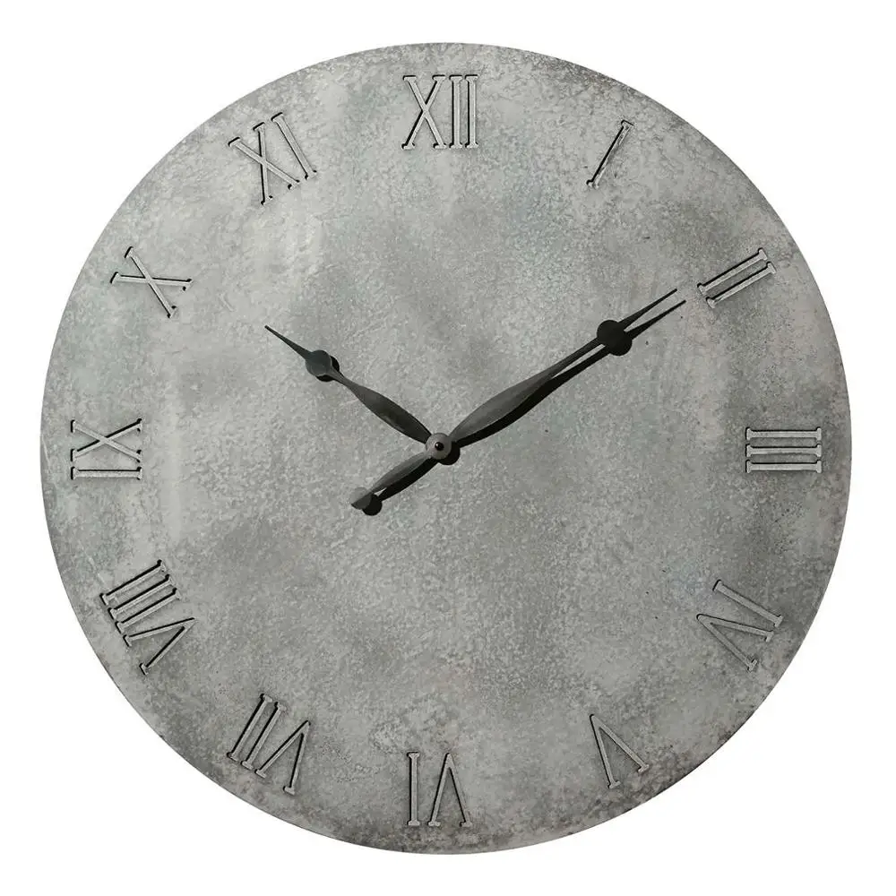 Fuzhou custom manufacture vintage distressed wooden wall clock