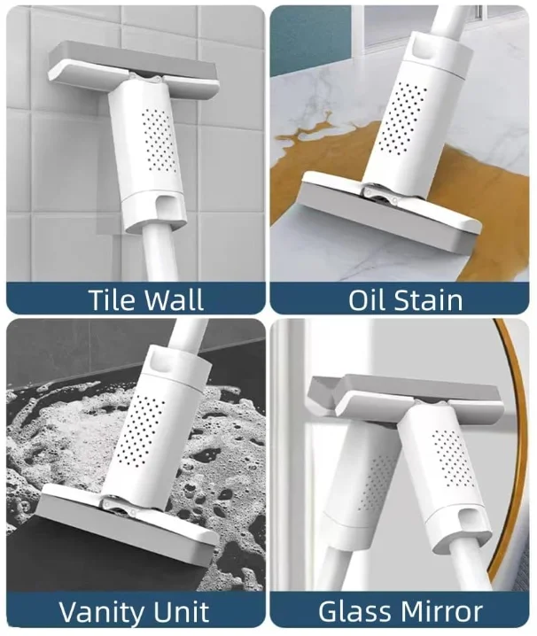 Masthome 2023 Smart Mops PVA Sponge Mini Squeeze Mop for Small Spaces & Desktop Cleaning Portable Mini Mop