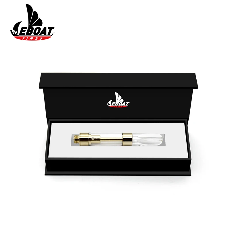 
Delta 8 thick oil vape cartridge ceramic coil Eboat Times C10 1ml custom vape cartridge 