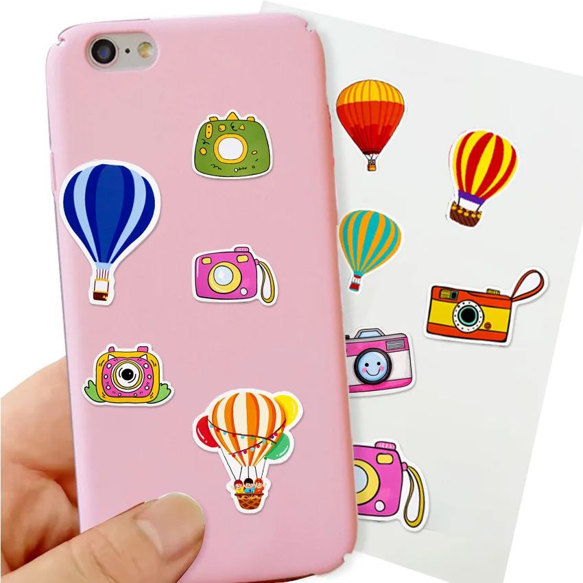 Custom logo design mobile phone sticker adhesive stickers decals for phone cup laptop gift