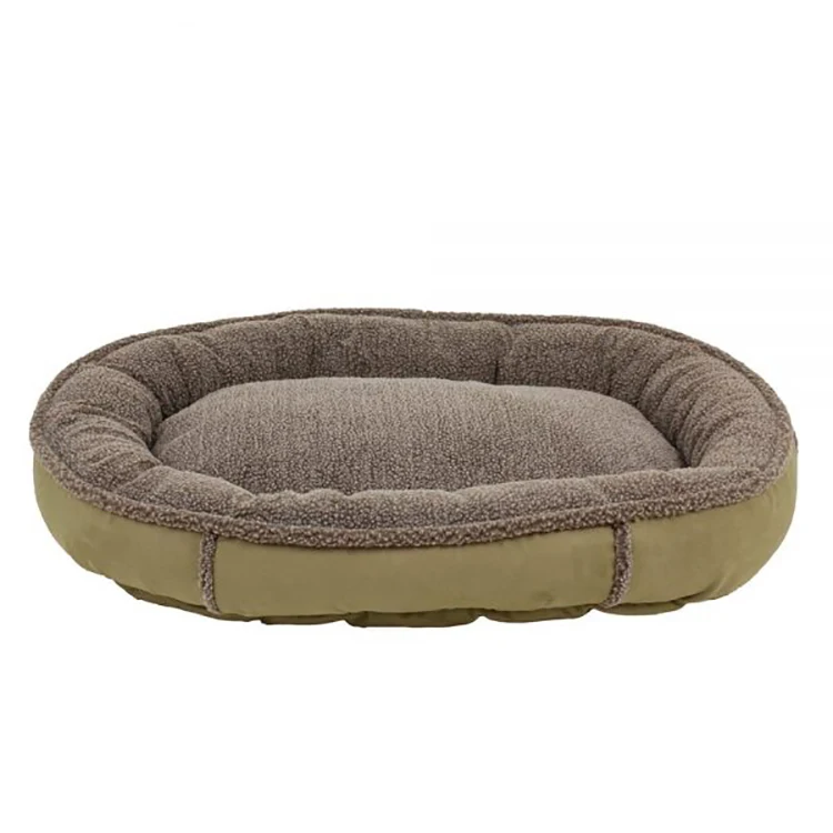 2023 New Arrival  Pet Beds Dog Bed Soft Neck Bolster Living Room Sleep Heated Donut Cat Dog Bed