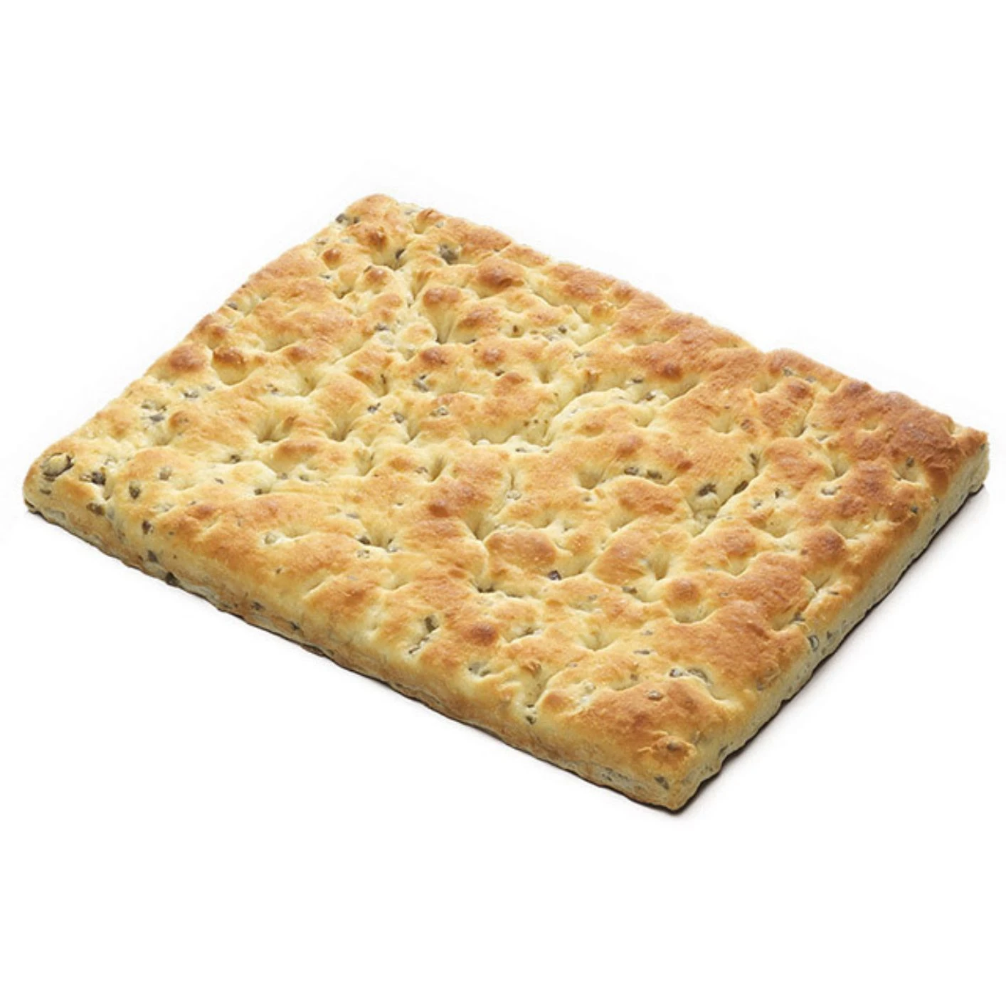 Italian Quality Gourmet Baked small Focaccia with olives and extra virgin olive oil For Restaurant and Shop