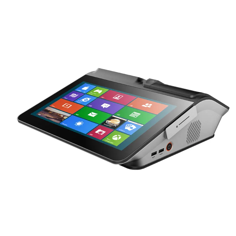 Windows 11.6 Inch Touch Screen All In One Electronic Cash Register POS with Scanner NFC Printer