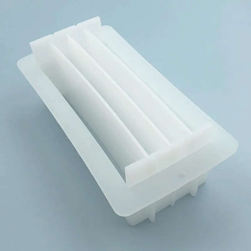 Новинка 2021 лидер продаж силиконовые прямоугольные формы для мыла в виде кирпича инструменты