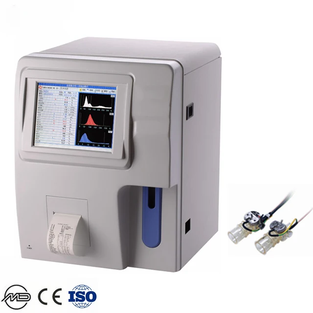 3-part Blood Cell Analyzer Clinical Analytical Instruments Automated Open System Hematology Analyzer for Vet/Human