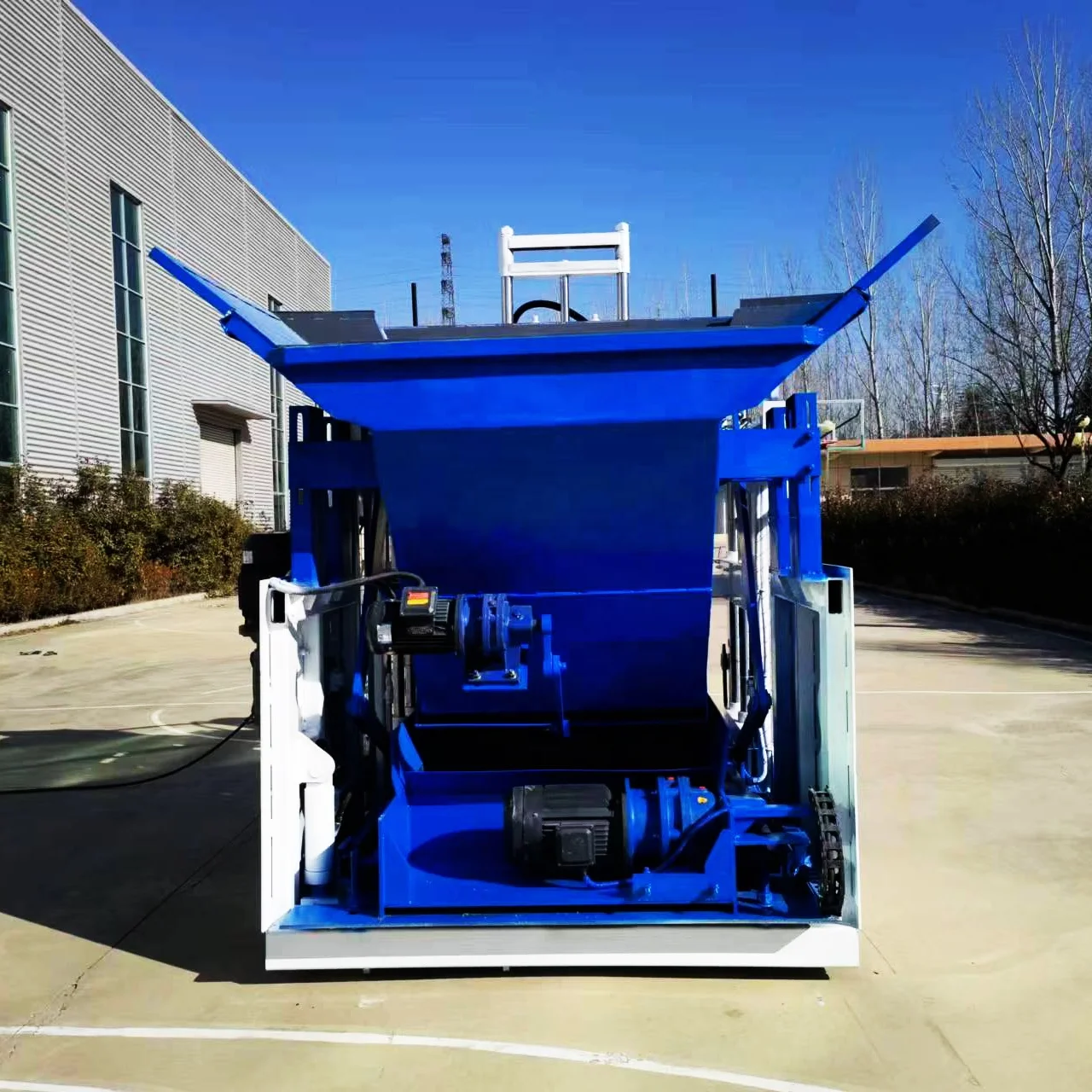 QMY18-25 German Building Mobile Concrete Block Machine For Sale