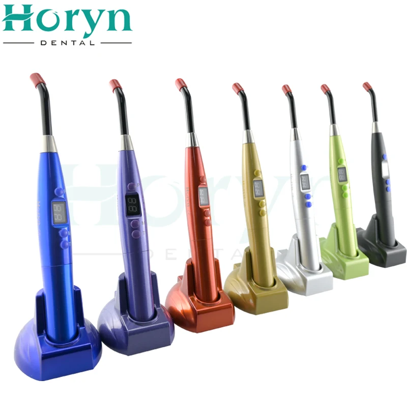 High Power Cordless Rainbow LED Dental Curing Light Composite Light Cure Unit Price
