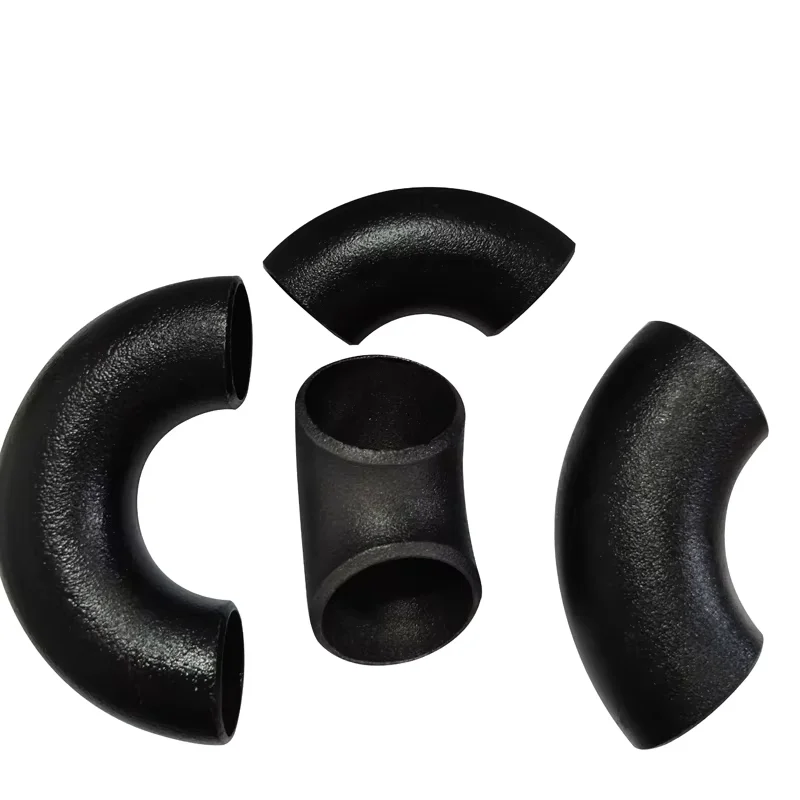 Factory suppliers 45 90 180 Degree carbon Steel large diameter butt welding elbow