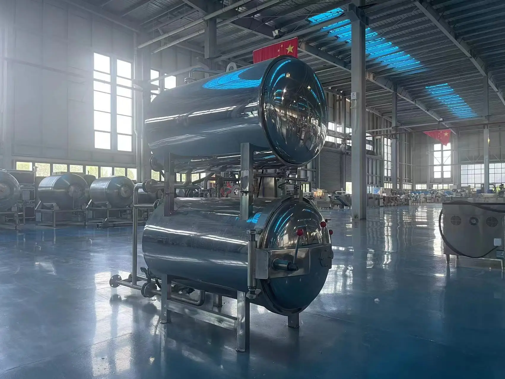 Small Tuna Food And Sausage Bottle Sterilization Pot Retort Can Sterilizer Machine For Sale