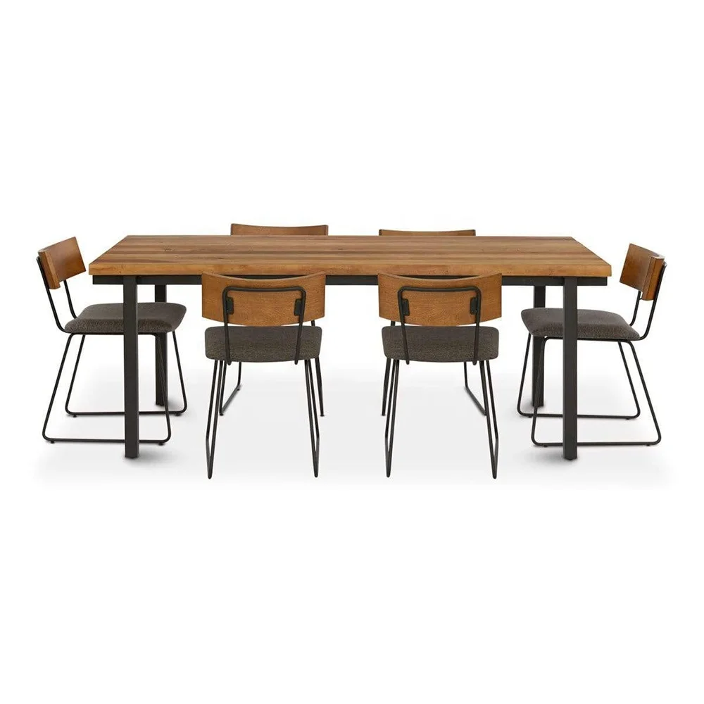 Modern America wood dining room table and chairs modern dining table sets 6 chairs dining table and chair set for 6