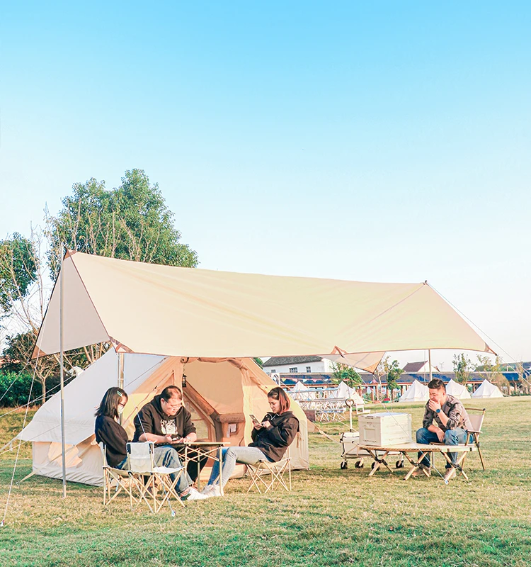 Inflatable Air Tube Tent Outdoor Camping  Glamping Canvas Tent House carpas para glamping zelt