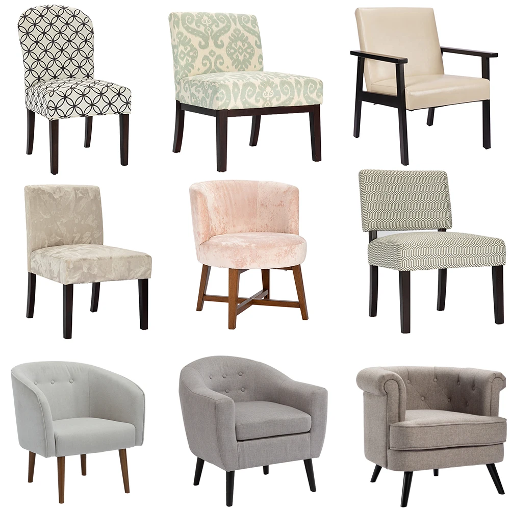 Индивидуальный логотип винтажный роскошный французский ворсистый стул для лобби современные кресла для отдыха