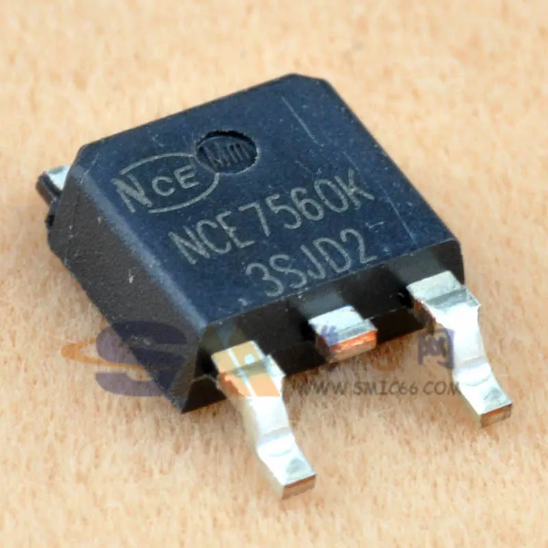 NCE7560K Xinjie can MOS упаковка для полевых эффектов TO252 напряжение 75 в ток 60 А Шэньчжэнь спот