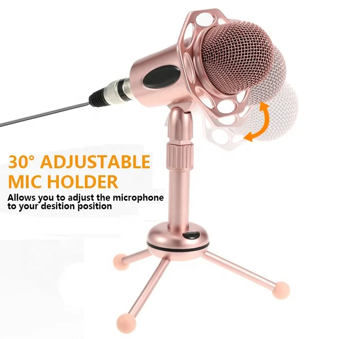 Y20B Pink Microphone Studio Condenser Condenser Mic