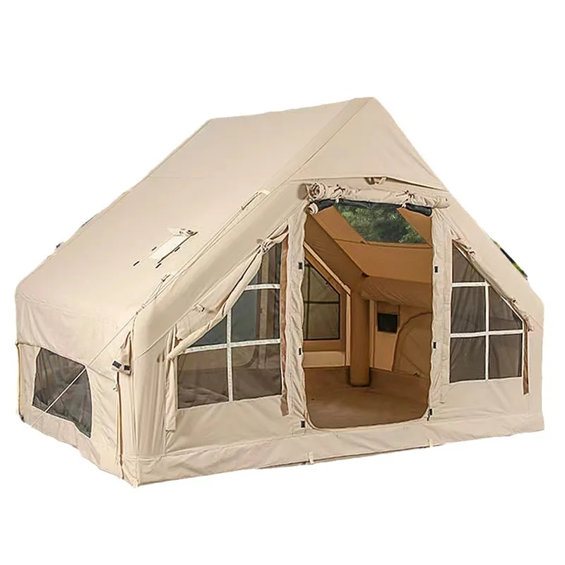 Outdoor camping inflatable tent