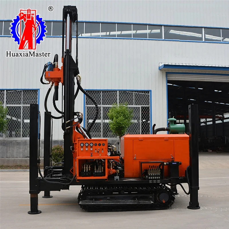 
FY200 steel caterpillar type pneumatic water well drilling rig civil engineering drilling machine 