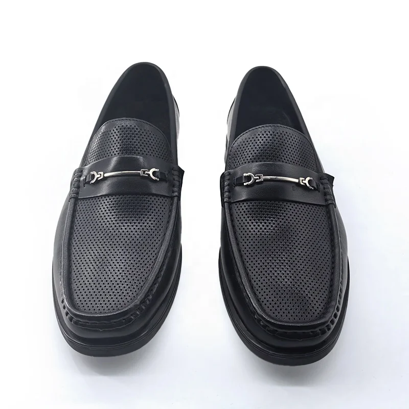 Luxury Premium Quality Penny Loafer Black Genuine Leather Slip On Moccasin Driving Walking Hand Painted Color Casual Men Shoes
