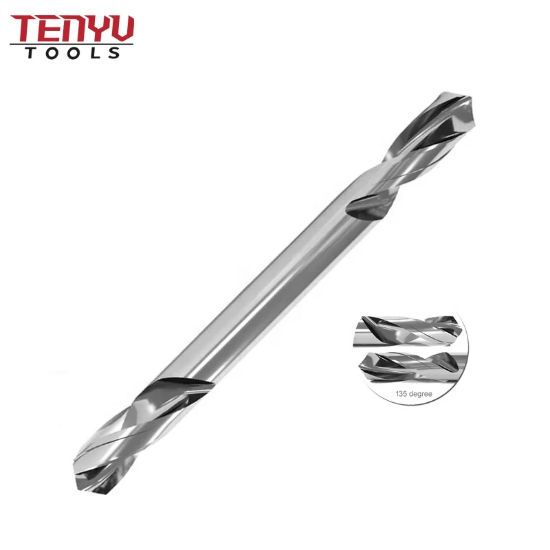 White Steel Metalworking Double End Sided Twist Drill Bit 2.6mm Hss kit for Metal Drilling
